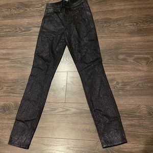 Women’s Paige Pants. Shimmer. Size 25 ultra skinny cut. Like new